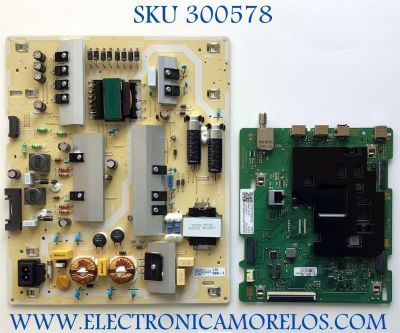 KIT DE TARJETAS PARA TV SAMSUNG / MAIN BN94-16107J / BN41-02751B / BN97-18088A / BN96-52702A / FUENTE BN44-01056A / L75S6N_THS / BN4401056A / PANEL CYBT075HGEV3H / DISPLAY HV750QUB-F9A / MODELO UN75TU7000FXZA BC02 / UN75TU7000FXZA 
